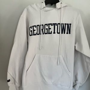 🌻Georgetown white sweatshirt